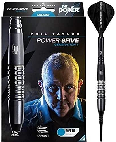 Target Darts Phil Taylor Power 9-Five 4. Generation 18G Wolfram Softdarts-Set Dartpfeile