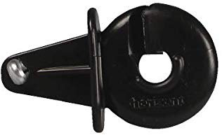horizont Isolator Weidezaun farmer splint, Ersatz-/ Zusatzisolator, 50 Stück, Litze bis 4 mm, freilaufend, Streckenisolator, für Winkelstahlpfähle mit Ø 2-3 mm