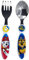 2 pièces Paw Patrol Couverts pour enfant Fourchette + Cuillère, tête en acier inoxydable