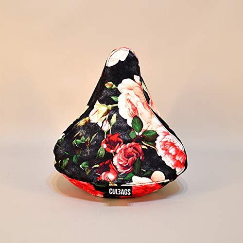 millybo Fahrradsattel Sattelbezug Fahrrad Sattelüberzug Sattel-Überzug Blumenmuster Blumen (901.004)