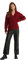 NA-KD Damen Oversized Cardigan Strickjacke, Dusty Red, 2XL