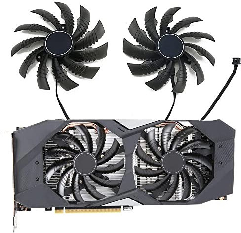 DOTODO Ventilateur de refroidissement pour carte graphique Gigabyte GTX 1660 ti/GTX 1650/RTX 2060 2070 2080 95 mm