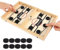 VEYLIN Schnelles Sling-Puck-Spiel, Schleuder-Hockey-Spiel, Gewinner-Brettspiel, interaktives Eltern-Kind-Spielzeug, Partyspiel für Erwachsene (35 x 23 x 3,3 cm)