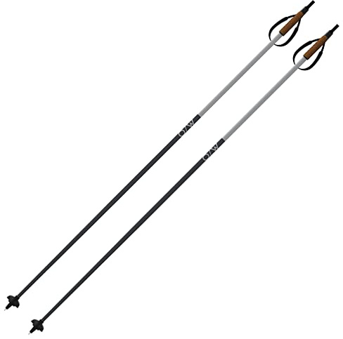 Fischer OneWay Diamond 3 Flame/Vapor Cross-Country Ski Poles 145 cm Light Grey