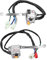 Interrupteur de guidon de frein à tambour, bouton de klaxon de guidon de moto multifonction gauche droite de remplacement pour JH70 JH90 pour Scooter chinois 50cc