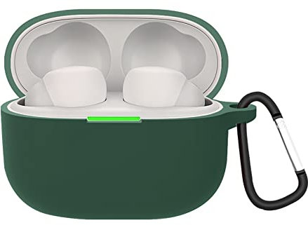 GIOPUEY Hülle für Sony LinkBuds S, Transparent TPU Stoßfeste Schutzhülle, Ultradünn, Kein Geruch, Sony LinkBuds S Hülle Silikon - Armee grün