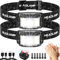 Faros delanteros LED, 2 unidades de 2000 lúmenes ultra brillantes recargables, lámpara de cabeza con sensor de movimiento de alto rendimiento, 16 modos, impermeable, ligero con linterna LED blanca