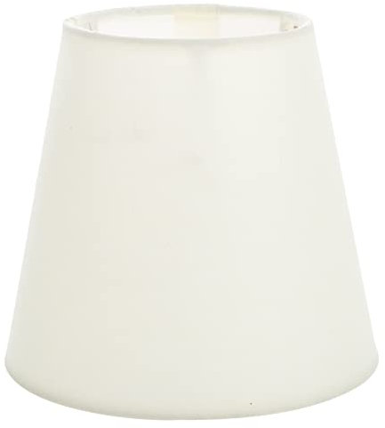 Lurrose Leinen Lampenschirm Stoff Tischlampe Ersatzschirm E14 Nachtlicht Lampenabdeckung Wandleuchte Schirm Pendelleuchte Ersatz Trommel Beige