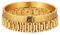 FUNEIA 3 Stücke Edelstahl Armbänder für Herren Charm Armband Herren Verstellbare Armbänder Männer Luxus Roman Royal Crown Schmuck Geschenke (Gold)