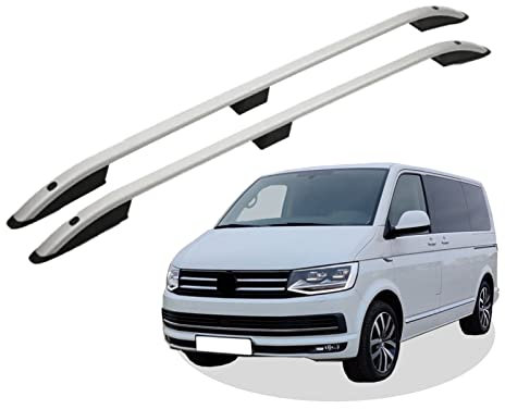 RC Royal Class Dachreling aus Aluminium eloxiert passend für VW T6 L1 kurz (SWB) Baujahr ab 2003 passgenau in Silber mit Allgemeiner Betriebserlaubnis (ABE)