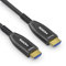 Conecto cable extensor active 4K HDMI 2.0 AOC, cable híbrido (fibra óptica/cobre), negro, 30m