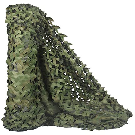 Raysent Filet de Camouflage Stores Double Maille pour décoration Chasse Cour Parasol Camping Photo Ferme Usine abri Voiture Dissimulation fête Exposition Paintball Rideau Plafond clôture auvent