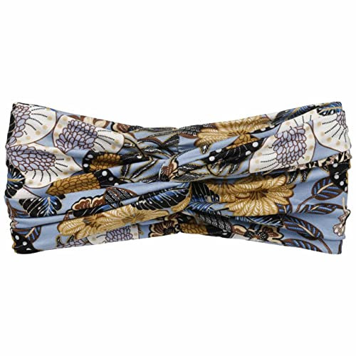 Mayser Oana Jersey Flower Stirnband Headband Haarband Damen - Made in the EU Sommer Frühling-Sommer - One Size blau