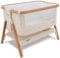 Tutti Bambini CoZee® Next To Me Crib & Standalone Baby Cot, Co-sleeper - Foldable Baby Bed, Baby Crib with 6 Height Levels, Baby Bedside Crib, Travel Cot, Mattress Included (0-6 Months) - Walnut/Ecru