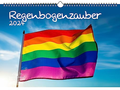 Regenbogenzauber Pride LBGTQIA+ DIN A3 Kalender für 2024 - Seelenzauber