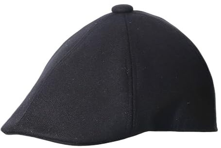 Heavyoff Herren Schirmmütze Peaky Blinders Mütze Schiebermütze Cap Schwarz Groß