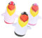 KONTONTY Aufblasbares Pinguin Spielzeug Becher 3 Stück Kinder Party Zubehör 22cm PVC Leicht