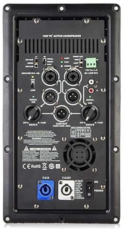 Yuattory Professional Digital Power Amplifier Module 1000W Continuous Class D Power Amplifier Broad for Home Theater Loudspeker