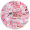 60Stück Rosa Bookish Aufkleber für Stoßstange,Motorrad,Koffer,Gepäck,Kühlschrank,Laptop,Ästhetische Lesen Wasserdicht Aufkleber,Erwachsene Kinder Mädchen Geschenk,Book Vinyl Graffiti Sticker