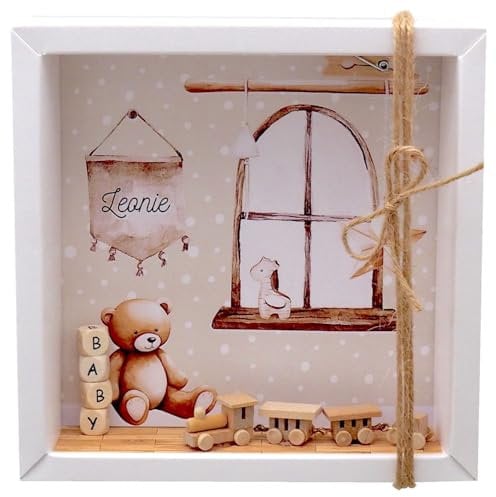 ZauberDeko Geldgeschenk Verpackung Geschenk Geburt Taufe Boho Mädchen Junge PERSONALISIERT