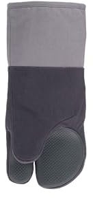 Joseph Joseph Pinch Easy Grip Silicone Oven Glove, Heat-Resistant up to 250°C, Comfortable Cuff, Machine Washable, Right Hand Only, Anthracite