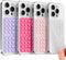 Klearlook 4PCS Silicone Suction Cup Phone Case Mount - Double Sided, Hands-Free Phone Accessories Holder, Clear & Light Pink & Hot Pink & Lavender