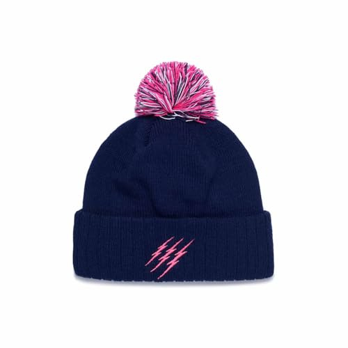 Kappa Chifferi Mütze Stade Français Paris, offizielles Rugby, Blau/Rosa, Unisex, blau, One size