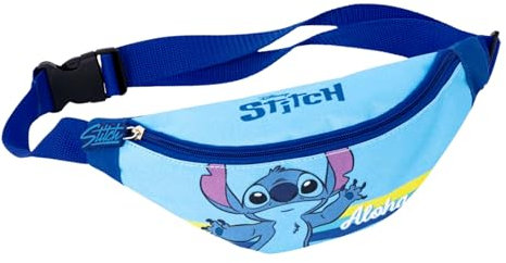 Disney Stitch Hüfttasche für Mädchen, Reisetasche, Taillentasche im Stitch Design, Geschenk für Mädchen und Teenager