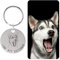 HEIMWOHL Personalisierte Hundemarke mit Name, Telefonnummer, Adresse und Zitat, rund, Edelstahl 25mm, Gravierbare Fotos von Menschen und Hunden