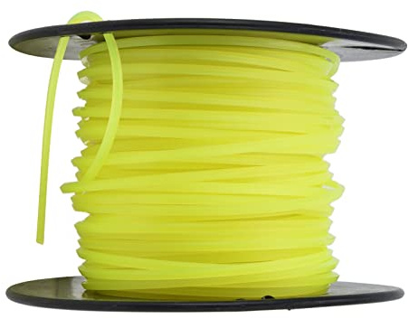 KIMISS Línea de Desbrozadora de Hilo, Línea, Césped Cuadrado de 3,0 Mm Herramientas Eléctricas para Exteriores de 3 Mm Accesorio de Desmalezado de Repuesto Profesional para la Mayoría
