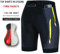 LSYHHXC Salopette Corta 3 Tasche Ciclismo Uomo Pantaloncini Mountain Bike da Uomo Bavaglino Culotte Uomo Uniforme Pantaloni Estivi Bici Lycra Maillot Abbigliamento(PIC Color-04,XL)