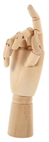 UPKOCH Holz Handpuppe Zum Skizzieren Bewegliches Handmodell Aus Holz Flexibler Gelenkarm Für Künstler Handmodell Aus Massivholz Für Dekoration Und Zeichnen