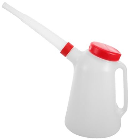 Zerodeko Bidon en Plastique Injecteur Rouge 5l à Bec Long Doseur pour Voiture Bateau Moto Lubrification Précise Usage Automobile Saisonnière