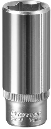 Sealey S1414D WallDrive® Socket 14mm Deep 1/4Sq Drive