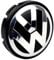 Original Volkswagen Radkappen Emblem, Radzierblende, Silber