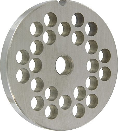 REBER PIASTRA TRAFILA PIASTRA TC. 12 D. 8 INOX ACCIAIO INOX 18/20 per tritacarne elettrico n.12 diametro fori:8 millimetri