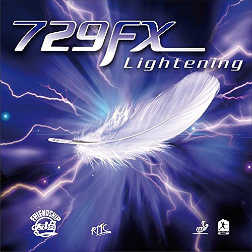 Friendship Belag 729 Super FX Lightening Größe 2,2 mm, schwarz