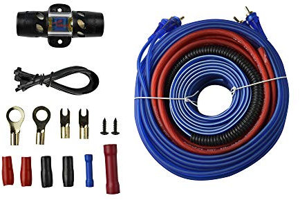 AMP WIRING KIT AUDIOPIPE 8 GA.FOR SYSTEMS UP TO 1500WATTS