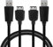 CELLONIC 2x USB Kabel 1m kompatibel mit Samsung PCBS10 | GT-S5230 / GT-E1200 / GT E1190 / GT-E1150 / GT-E1050 Smartphone, Handy Ladekabel 18 Pin Connector auf USB A 2.0 Datenkabel schwarz
