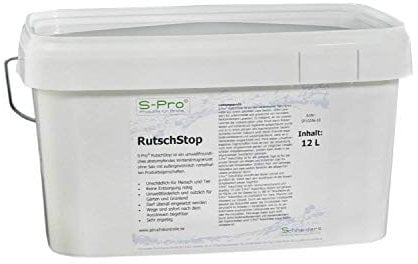 S-Pro® RutschStop Winterstreugranulat Eimer 10 Liter - abstumpfende Streusalz-Alternative ohne Tauwirkung - absolutes Naturprodukt - bodenverbessernd