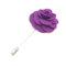 Ecravate - Broche Violette pour boutonnière de costume homme.