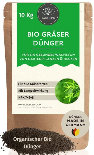 Dünger für Gräser 10 Kg I 100% Langzeit-Dünger I Gräser Dünger Für Pampasgras, Ziergräser & andere Gräser I In Deutschland Abgefüllt