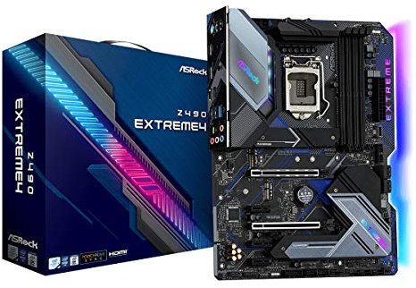 ASRock Z490 Extreme4 Motherboard mit Intel Core TM Prozessoren (Sockel 1200)