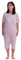 FERRUCCI Pigiama Tutone Sanitario Comfort Manica Corta Pantalone Corto 1 Cerniera/Zip Dietro Schiena Estivo (Rosa, L)