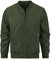 YOUTHUP Herren Jacke Leichte Übergangsjacke mit Ärmeltasche Sommerjacke Regular Fit Freizeit Bomberjacke, Grün, 4XL