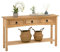 IDIMEX Console Meuble Salsa Table d'appoint en Bois, Meuble de Rangement Entrée ou Salon, avec 3 tiroirs, en pin Massif