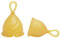 Loop Cup - Coupe menstruelle naturelle de qualité supérieure (Pack combiné petit et moyen) Caoutchouc biodégradable souple et flexible, protection périodique la plus écologique jusqu'à 12 heures.