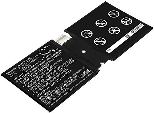 TECHTEK Battery 3500mAh compatible with [Microsoft] Surface 1927, Surface Go 2 replaces DYNU01, G16TA047H