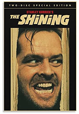 GNKIO Stanley Kubrick The Shining Cover Poster 4k Hd Poster Dekorative Malerei Leinwand Wandkunst Wohnzimmer Poster Schlafzimmer Malerei 12x18inch(30x45cm)