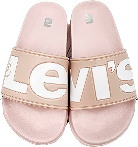 Levi's June L, Ciabatte Unisex - Bambini e ragazzi, Pastel Pink, 28 EU